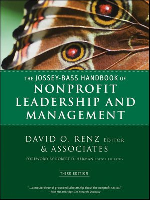 cover image of The Jossey-Bass Handbook of Nonprofit Leadership and Management